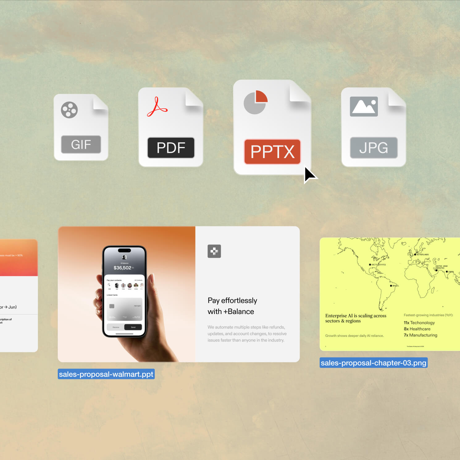 Generate impressive slides